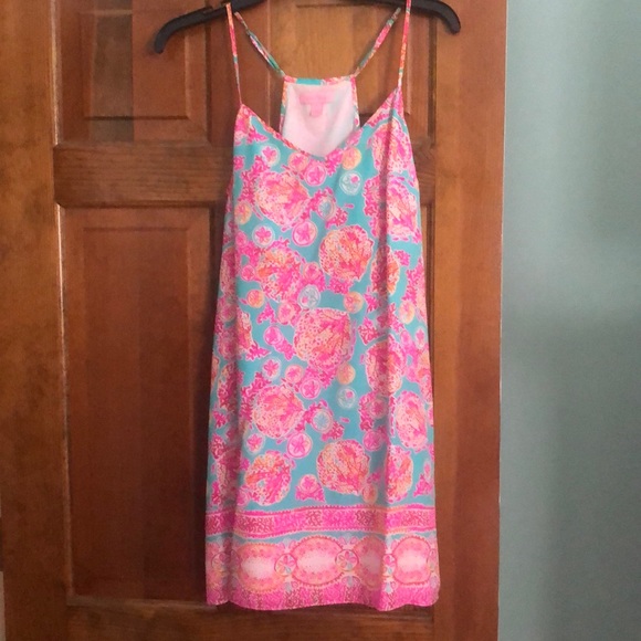 Lilly Pulitzer Dresses & Skirts - Lilly Pulitzer silk tank top dress